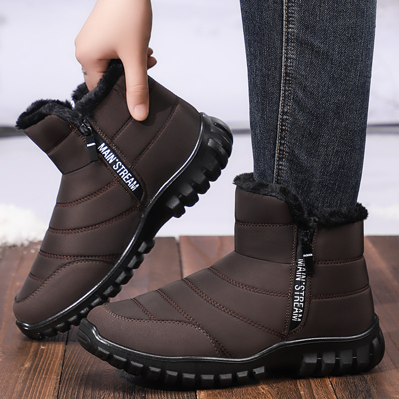 Men's Fleece-lined Thick Snow Boots foto 3
