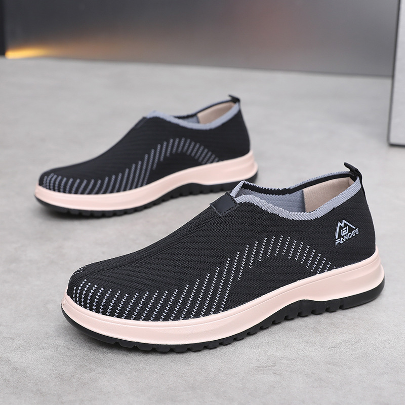 Breathable Soft Bottom Lightweight And Wear-resistant Leisure Sports All-match Slip-on Men's Thin Shoes foto 2