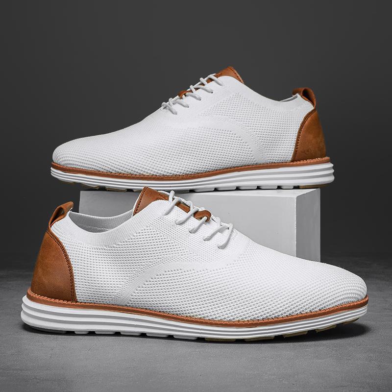 Men's Mesh Formal Oxford Shoes Business Casual Walking Shoes foto 4