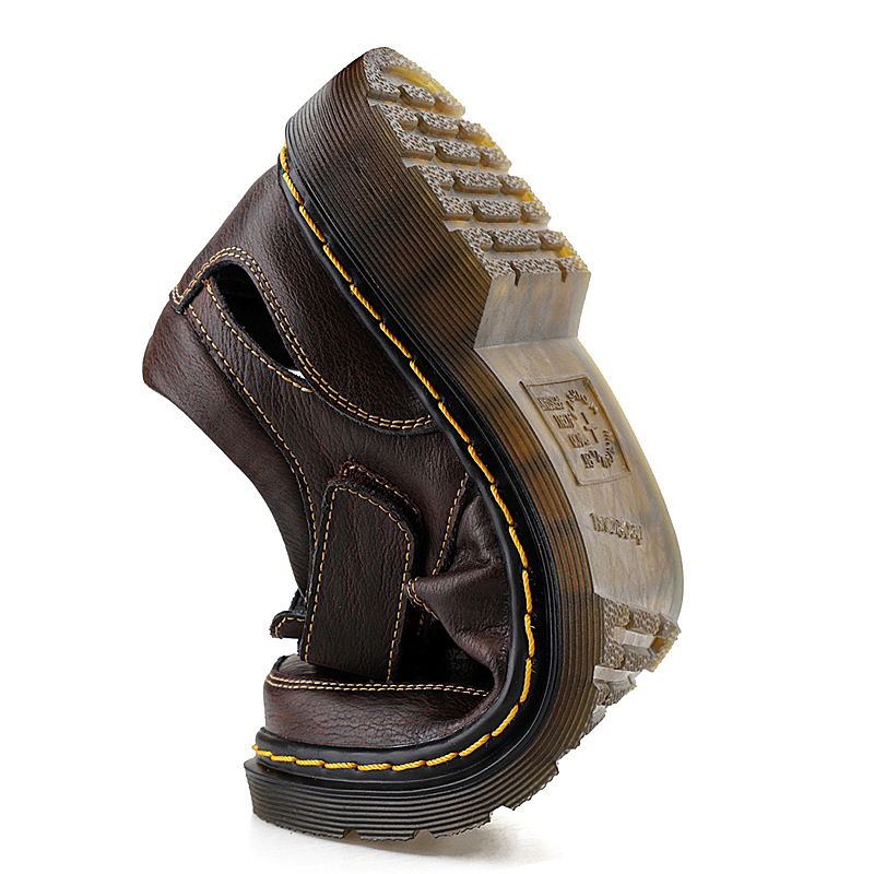 Leather Breathable Sandals Outdoor Leisure Mountaineering Shoes foto 5