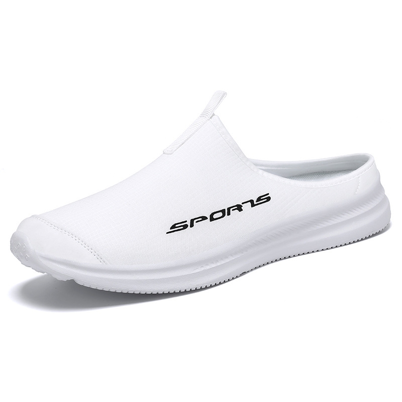 Men's Breathable Loafers Heel-free Closed-toe Slippers foto 5