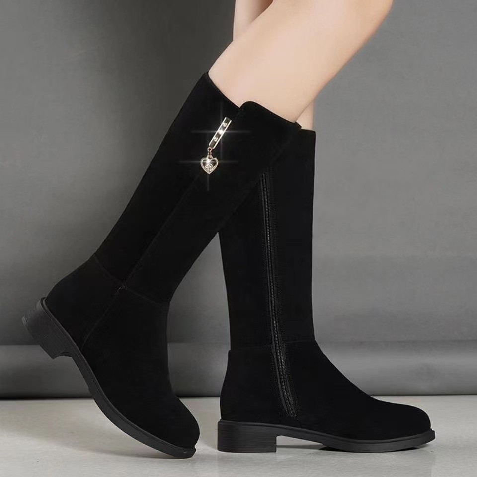 Fleece Lined Mid Calf Warm Cotton Boots foto 5