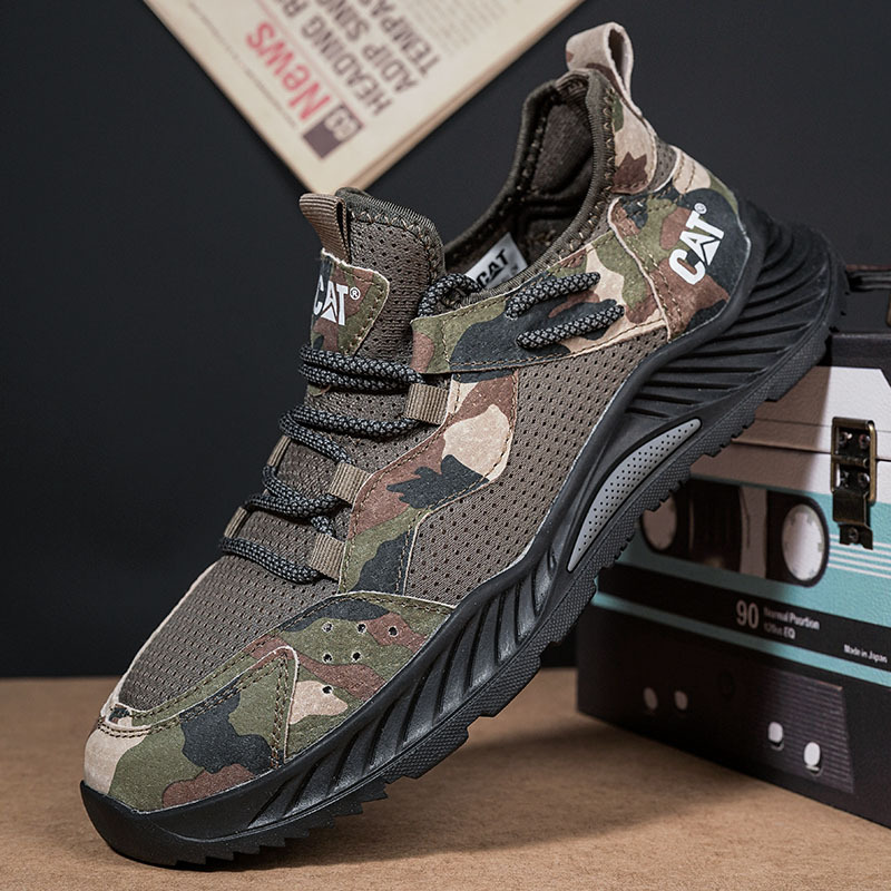 Cross-border Leather Men's Breathable Tooling Hiking Quality Casual Shoes foto 3