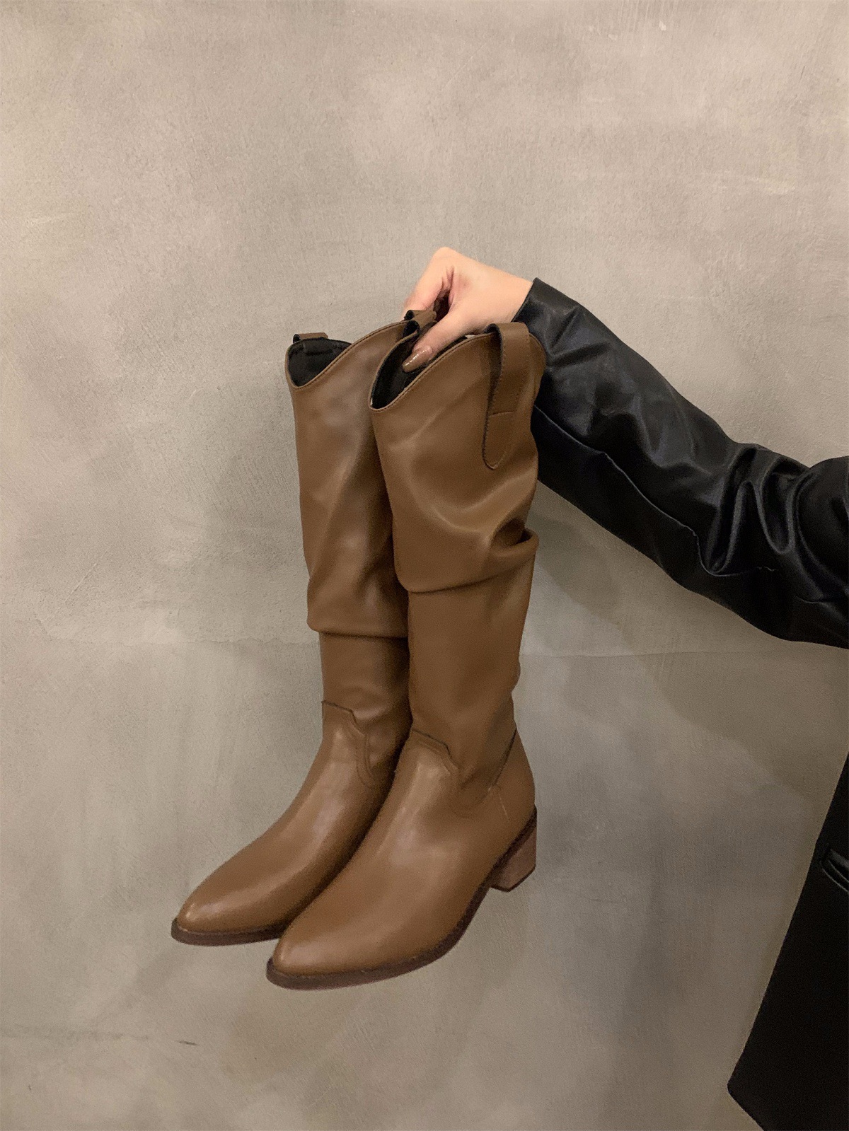 Pointed-toe Western Denim Boots Children foto 4
