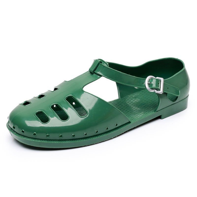 Men's Fashion Vintage Retro Plastic Breathable Shoes foto 5
