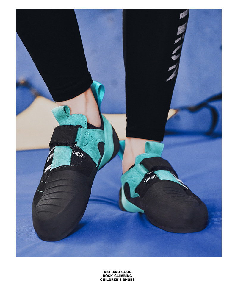 Men's Competitive Lightweight Strong Grip Rock Climbing Training Shoes foto 4