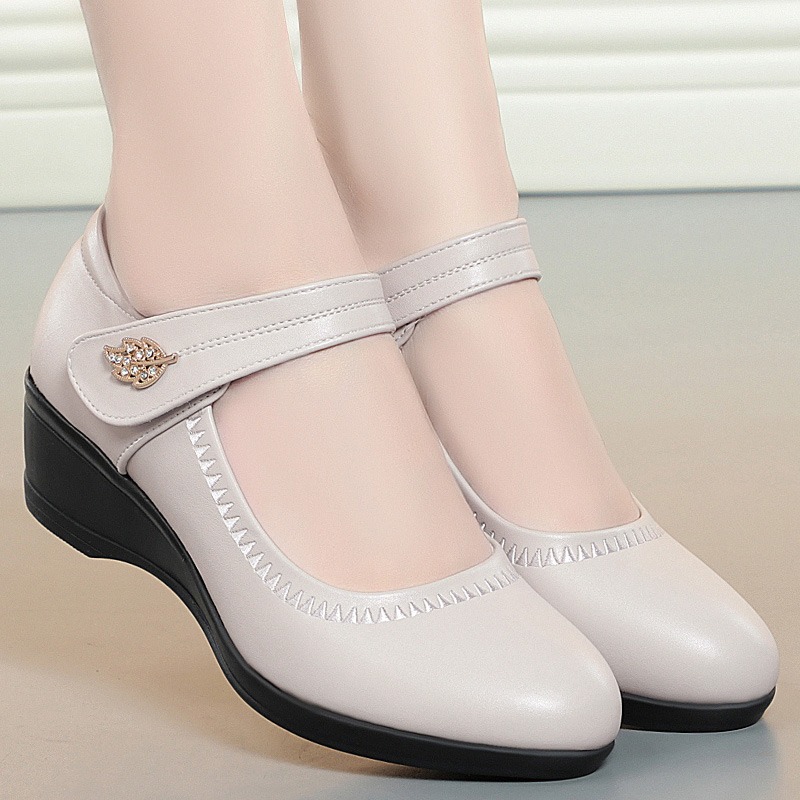 One-strap Women's Magic Stick Shoes Comfortable Wedge Soft Sole Shoes foto 3