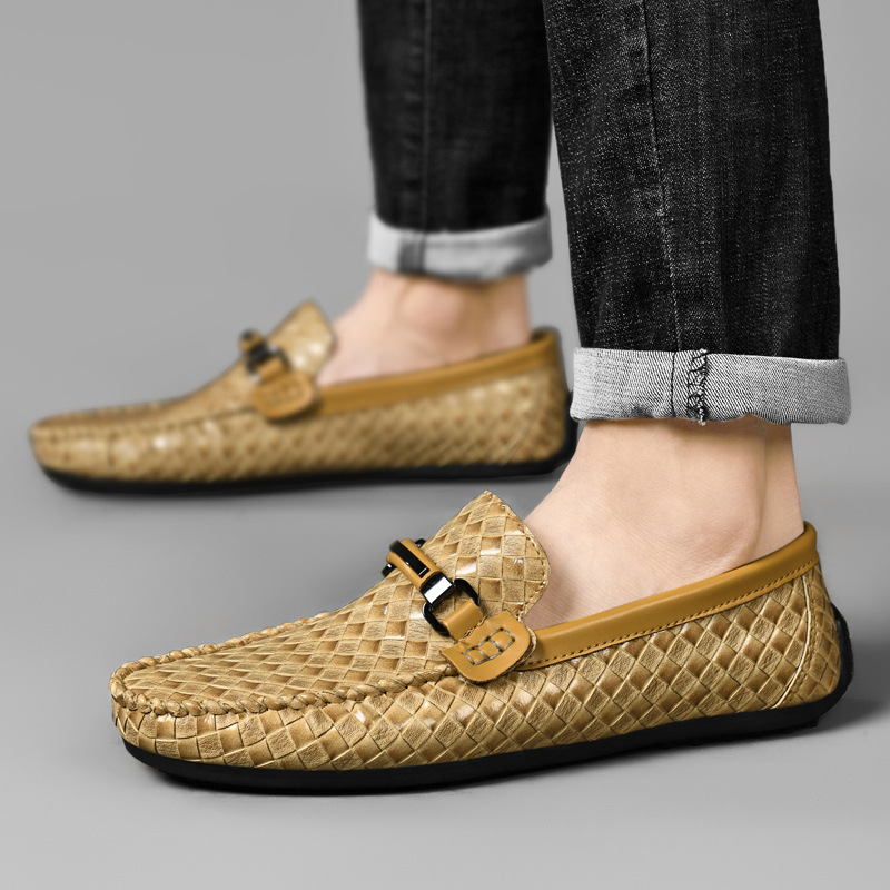 Slip-on Casual Leather Shoes Summer Plus Size foto 4