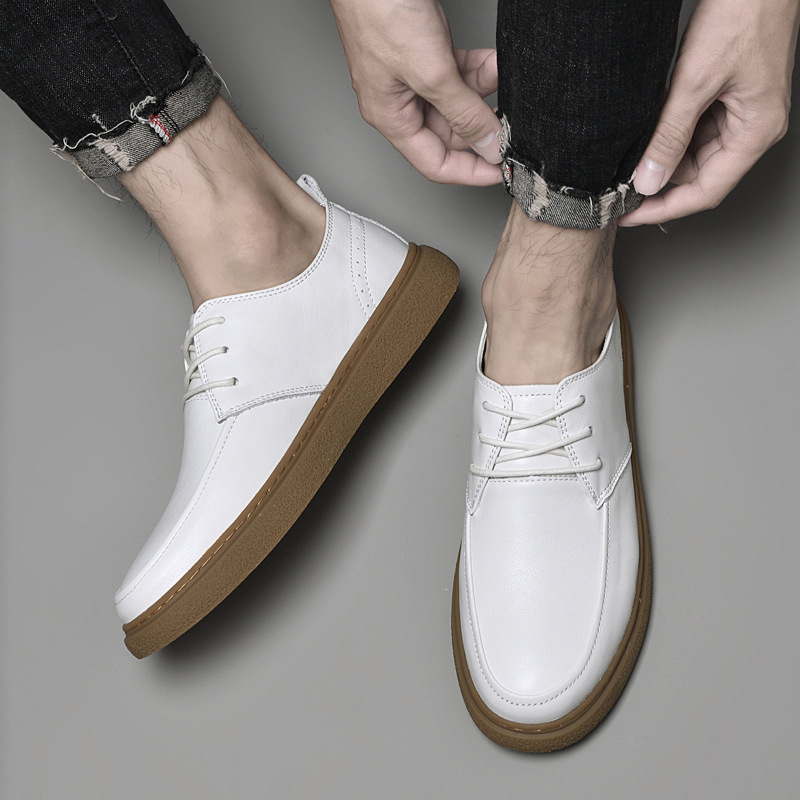 First Layer Cowhide Men's Casual Sneakers foto 3