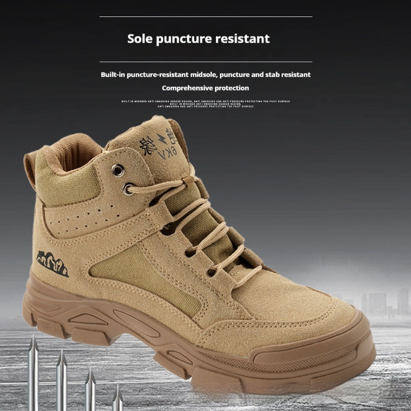 Mens Anti Smashing And Puncture Resistant Safety Shoes foto 5