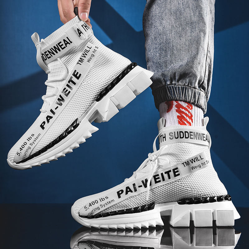 Men's Plus Size High-top Shoes foto 2