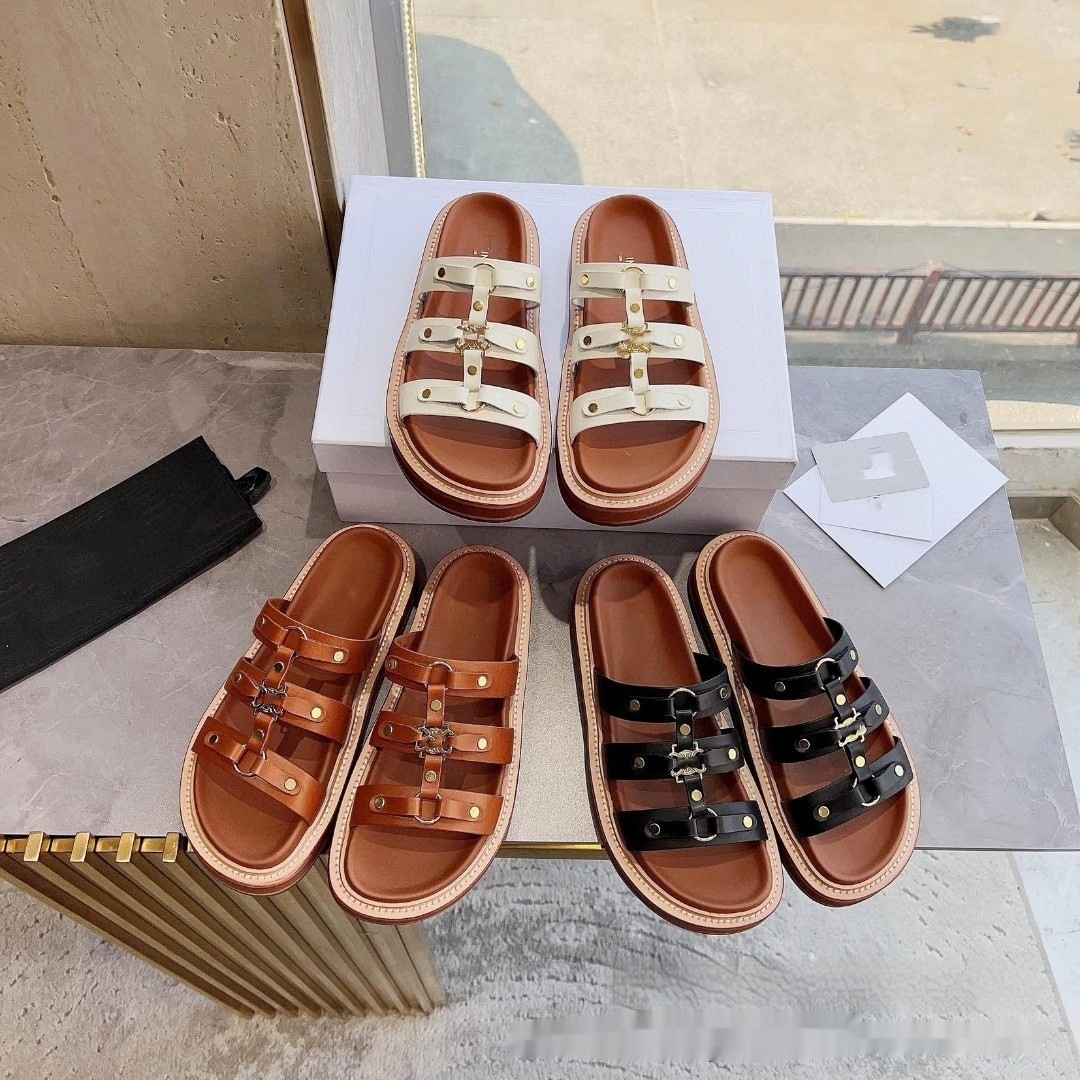 Retro Versatile Roman Style Sandal Slippers Women foto 3