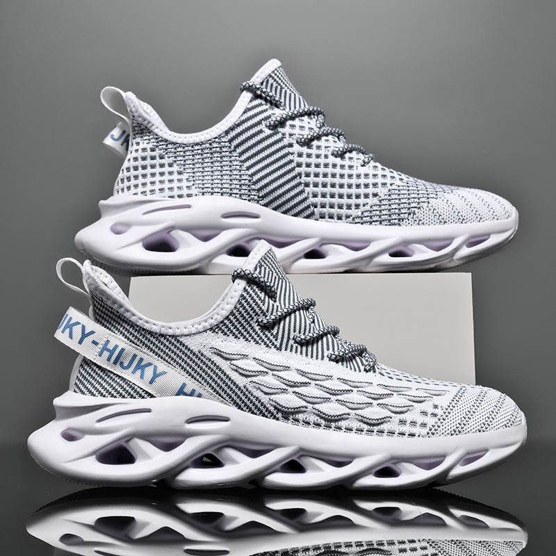 Sneaker Men's Fly-kit Mesh Twist Bottom Lightweight Men's Shoes Jinjiang Cold Sticky Shoes foto 5