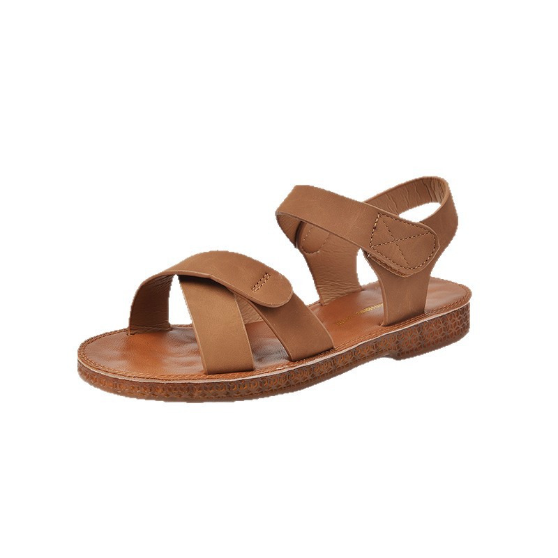 Simple Comfortable Casual Beach Shoes Flat Womens Sandals