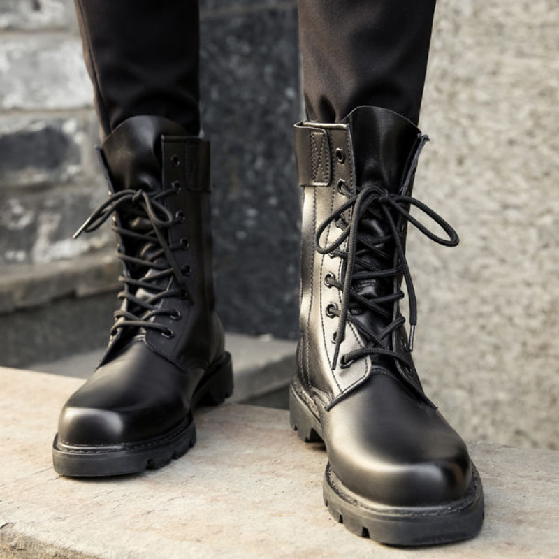 Spring And Autumn Outdoor Boots Men's High-top foto 5