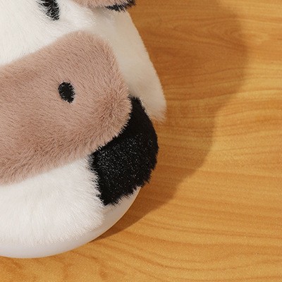 Cow Cotton Slippers Winter Plush Household foto 2