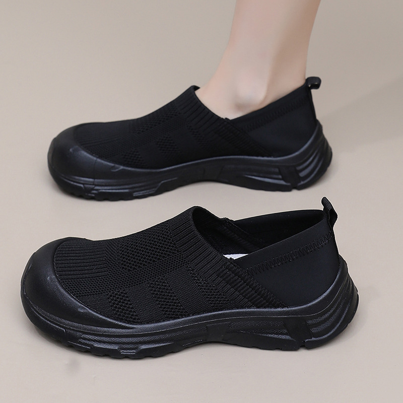 Women's One Pedal Shoes Lazy Soft Bottom Not Tired Feet Breathable Shoes