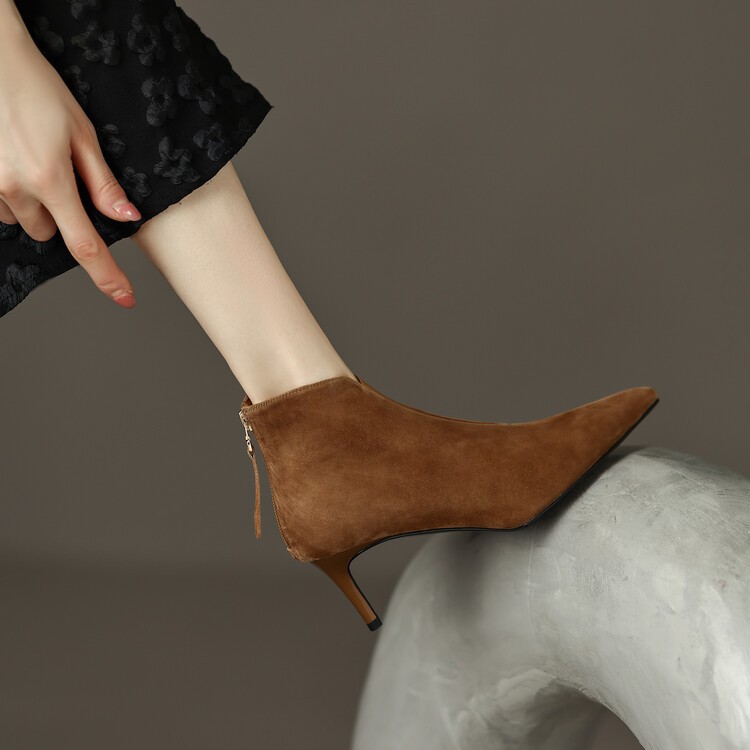 Versatile Niche-style Fashion Elastic Boots With A Stiletto Heel foto 2