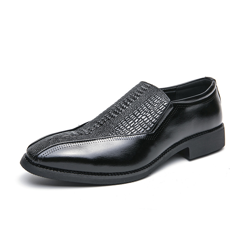 Loafer Trendy Retro British Slip-on Leather Shoes foto 2