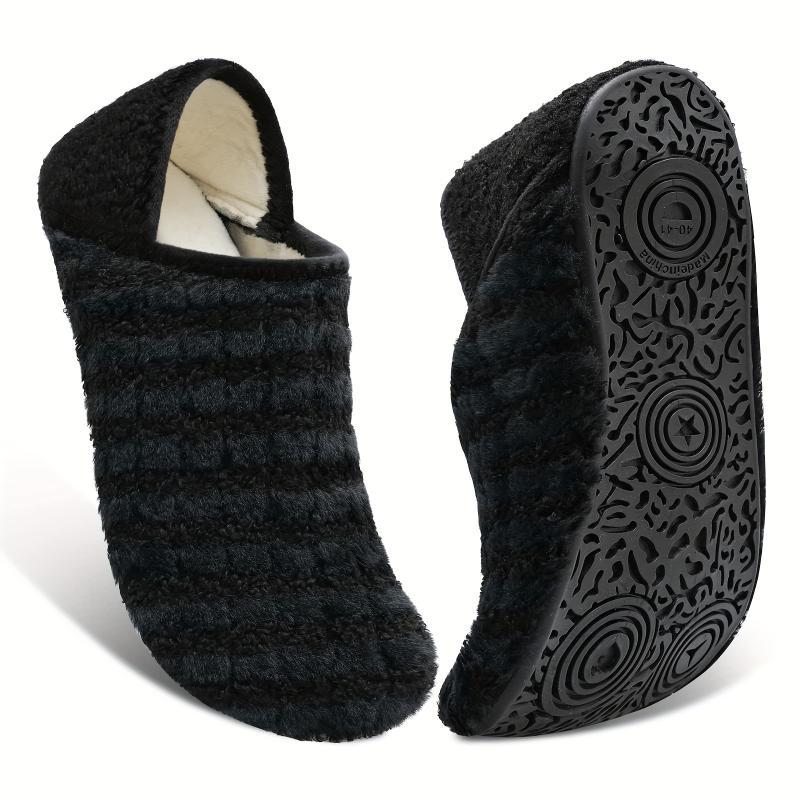 Women's Plush Flat Shoes Winter Warm Slip On Shoes foto 3