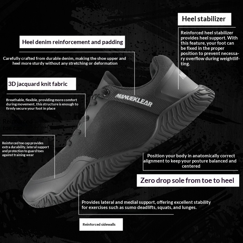 Deadlift Squat Indoor Fitness Training Shoes foto 3