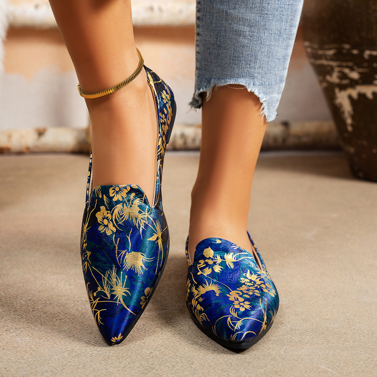 Casual Flat Pointed Toe Women's Thin Shoes foto 5