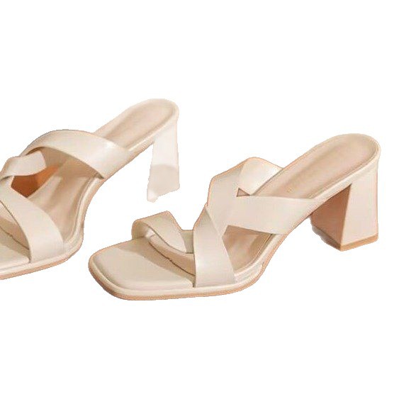 Summer Fashion Open Toe Chunky Heel High Heel Sandals For Women foto 4