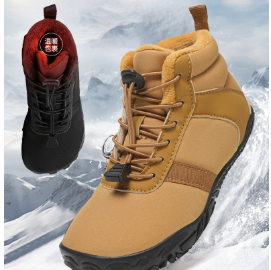 New Children's Five-finger High Cotton-padded Shoes Fleece-lined Warm Outdoor Hiking Climbing foto 2