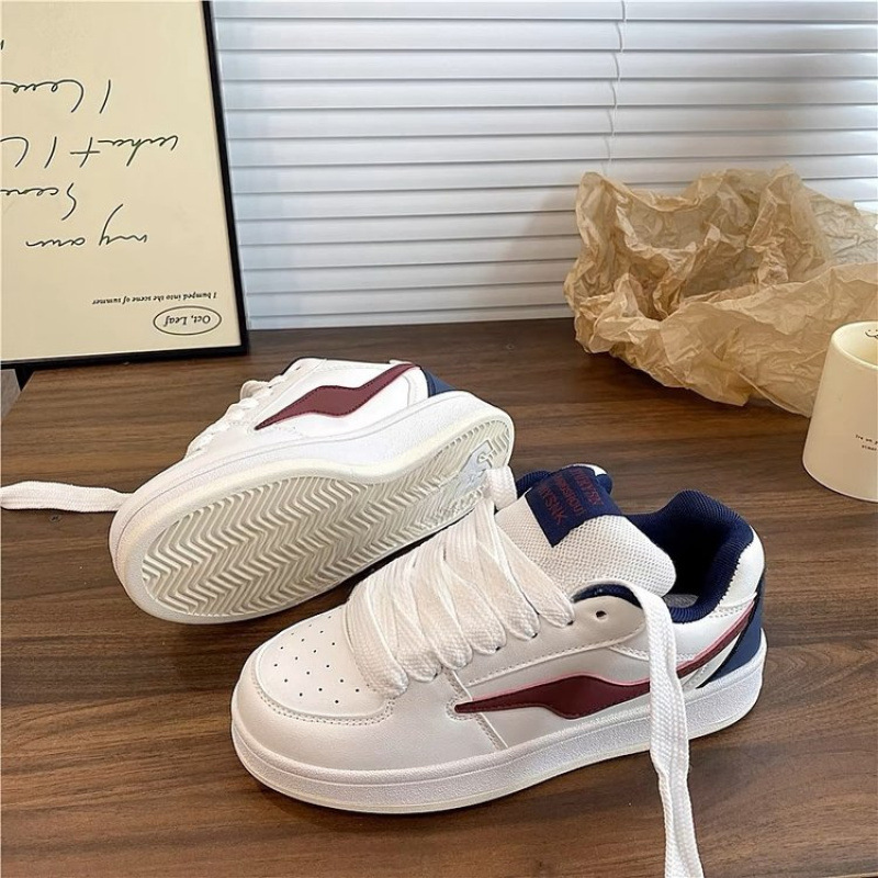 Dopamine Color Matching Classic Preppy Style Raise The Bottom Four Seasons Women's Board Shoes foto 5