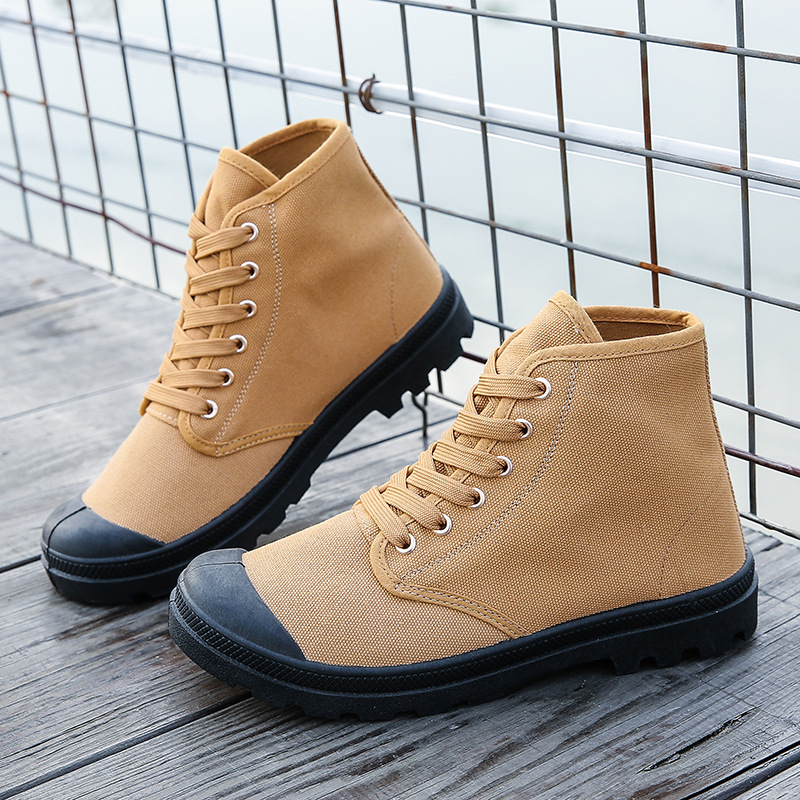 Martin Boots Outdoor Mountaineering Leisure Sports Men's Canvas Shoes foto 4