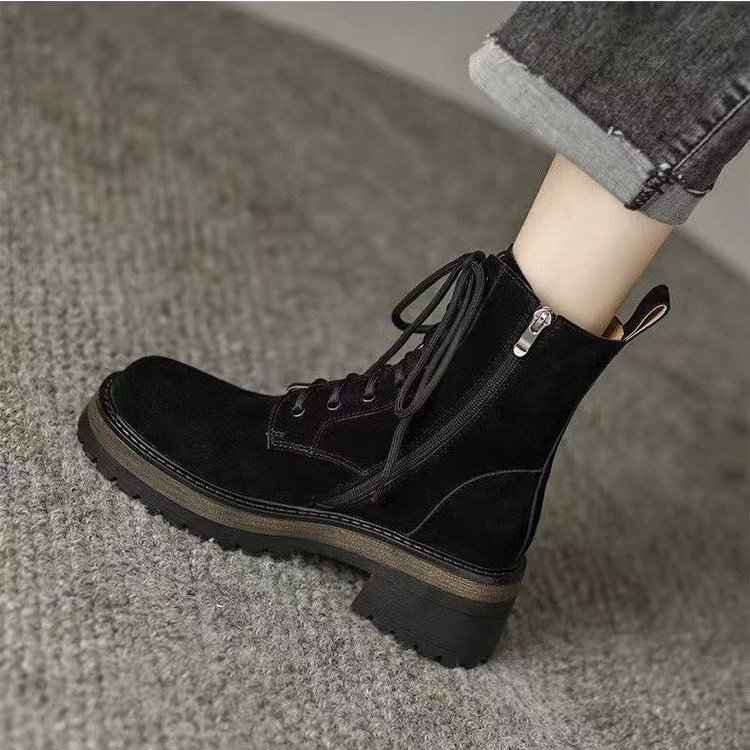 Platform Height-increasing Ankle Boots Versatile Short Boots For Petite Women foto 4