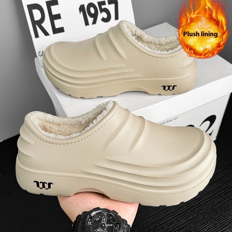 Autumn And Winter Cotton Shoes Fleece-lined Warm foto 5
