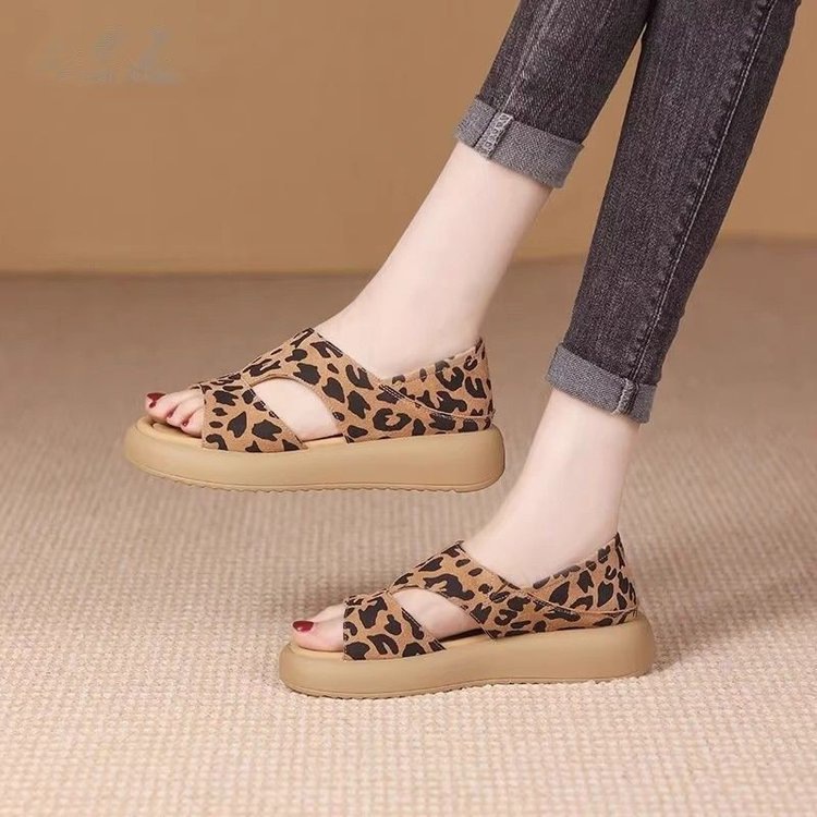 Womens Flat Open-toe Non-slip Sandals foto 4