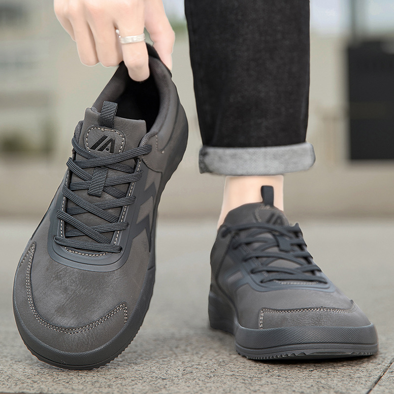 Wide-toe Athletic Extra-large Suede Barefoot Casual Shoes foto 5
