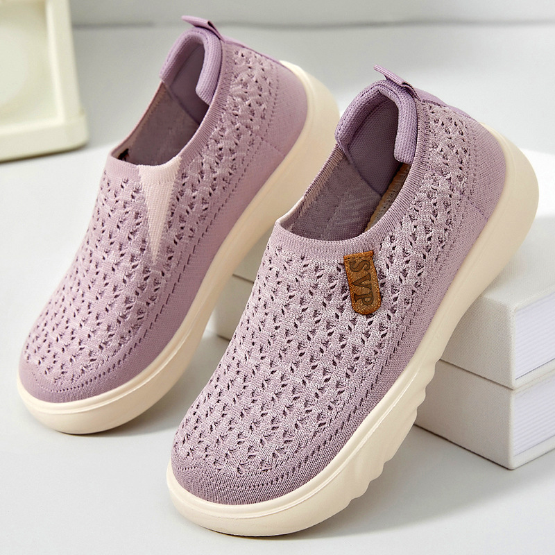 Versatile Spring Flyknit Breathable No-odor Casual Shoes foto 4