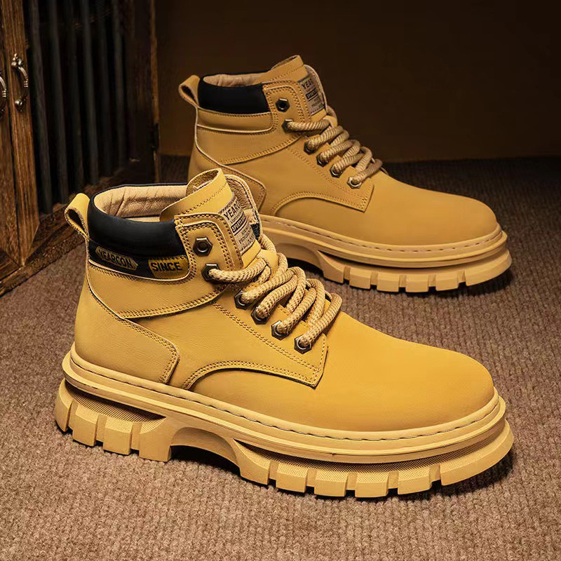 Martin Boots Men Trendy High Top British Working Wear foto 4