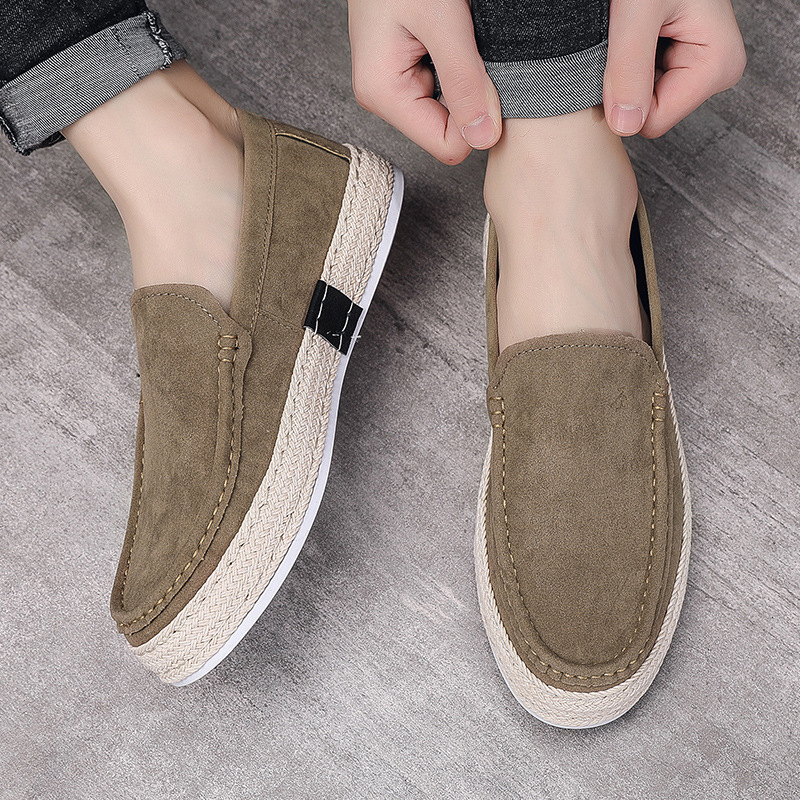 Men's Casual Pumps Canvas Lazy Old Beijing Cloth Shoes Soft Bottom foto 4