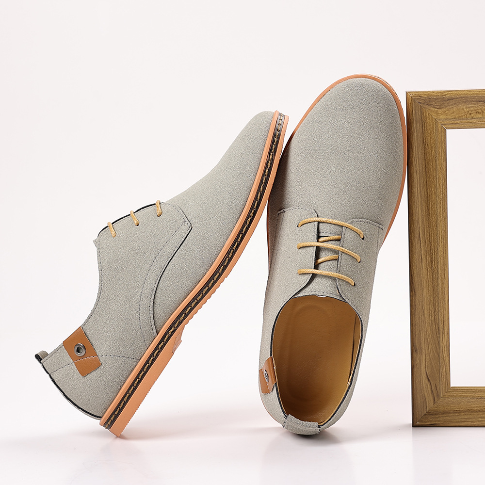 Personality Men's Casual Suede Shoes foto 2