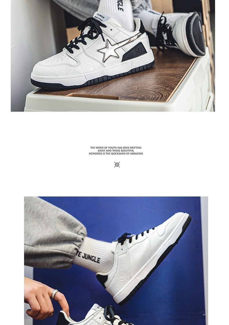 Retro Flat Contrast Color XINGX Sneaker Women's All-match foto 2