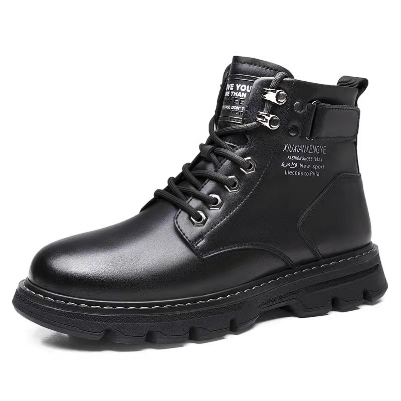 Mens Mid- To High-top Boots In Korean Style foto 2