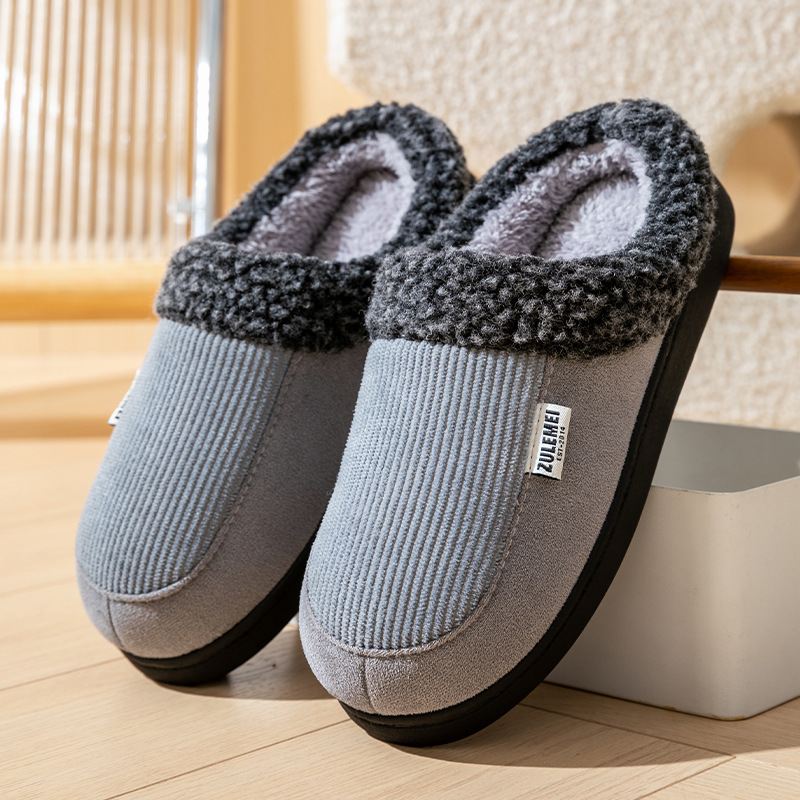 Home Cotton Slippers Winter Men's Warm foto 3