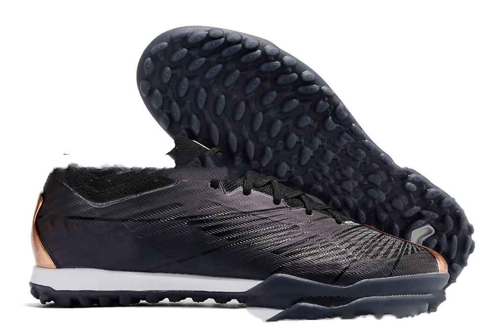 Low Top Full Knitted Waterproof MD Aerated Lawn Cushion Nail Football Sneaker Soccer Shoes foto 4