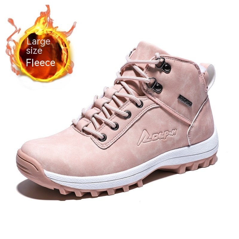 Winter New Velvet Warm Cotton Shoes Platform Snow Boots foto 2