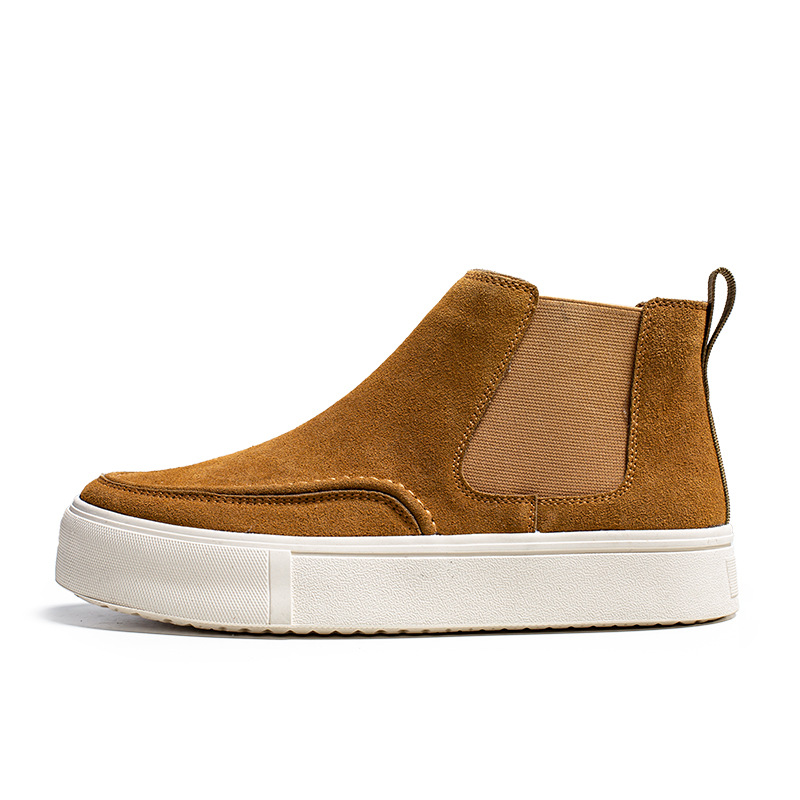 Men's Retro Slip-on Working Boots foto 2
