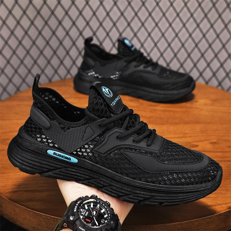 New Summer Mesh Shoes Men's Breathable Lightweight Sneaker foto 3