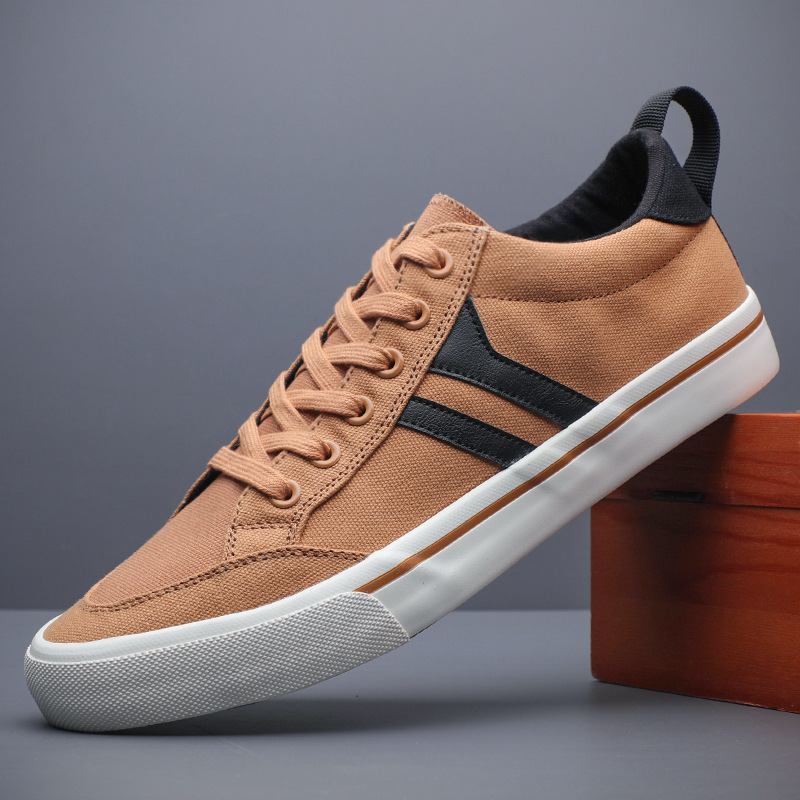 Men's Canvas Casual Shoes Flat Heel foto 3