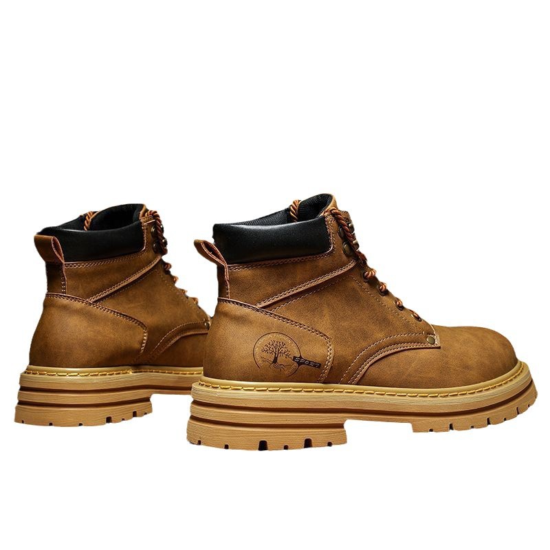 Winter New High Top Wild Platform Casual Leather Shoes foto 2