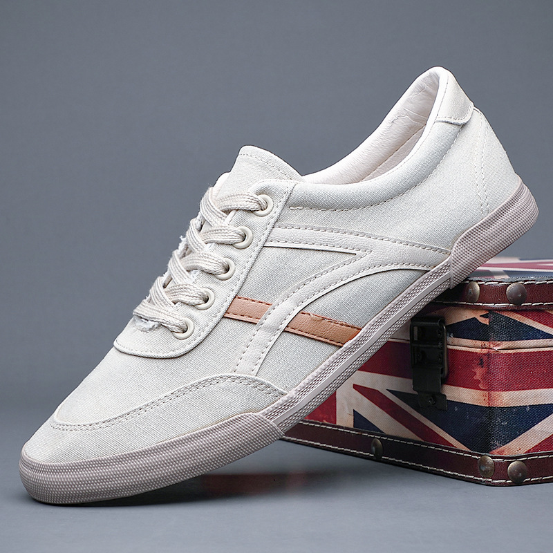 Breathable Casual Large Size Shoes Summer Men's Shoes Canvas foto 4