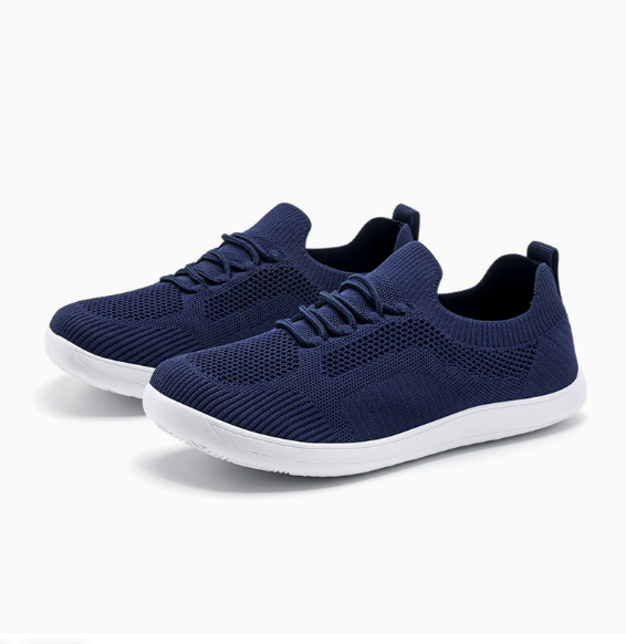 Fly Woven Mesh Breathable Couple Wide Head Wide Last Bare Feet Casual Sneaker foto 4