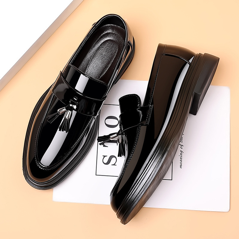 Business Formal Wear Plus Size Casual Soft Bottom Men's Leather Shoes foto 3